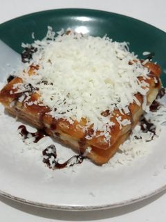 Foto resep Gabin Vla Susu Topping Coklat Keju
