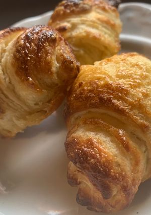 Francia vajas croissant recept fotója