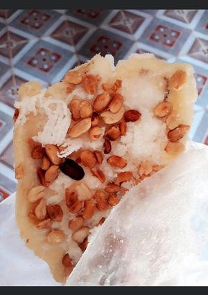 Hình của món Kem chuối bịch nhà làm.