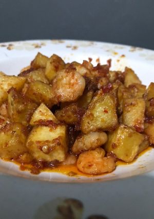 Foto resep Balado kentang udang