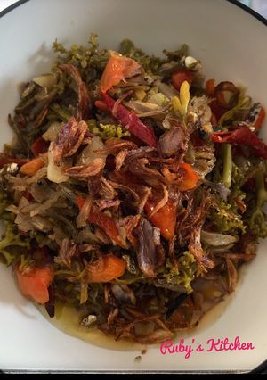 Foto resep Tumis Kembang Pepaya Teri