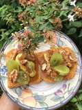 Merendina gustosa con marmellata di fichi fatta in casa