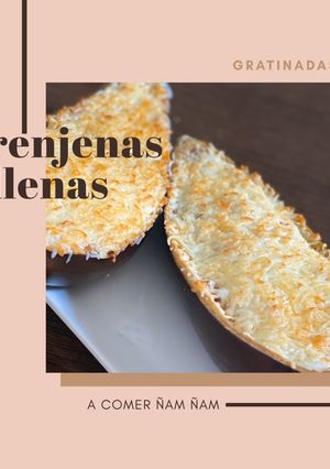 Una foto de Berenjenas rellenas gratinadas