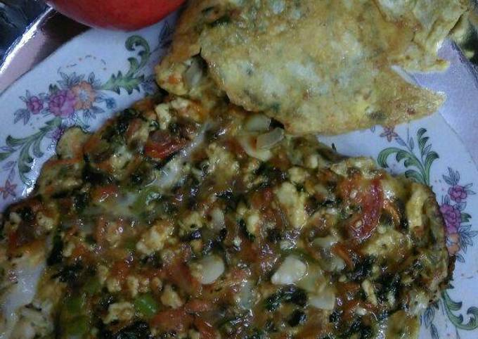 Step-by-Step Guide to Prepare Speedy Veggies stuffed omelette