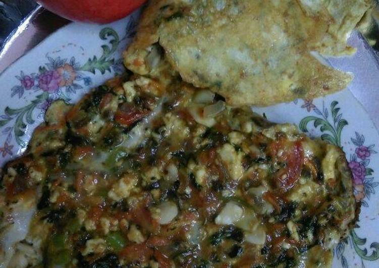 Simple Way to Cook Yummy Veggies stuffed omelette