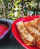 Colines Con Pesto y Queso Parmesano Vegano (Breadsticks)