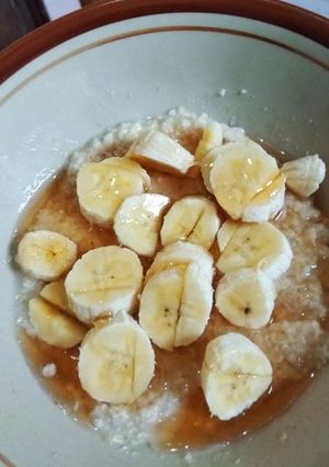 Foto resep Oat pisang madu (menu diet)