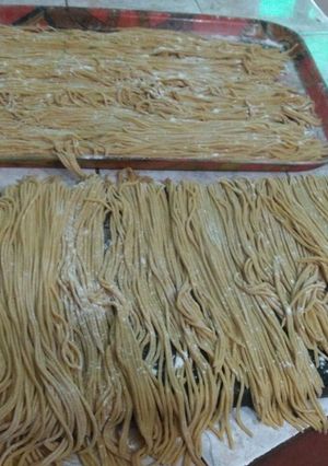 Una foto de Fideos caseros