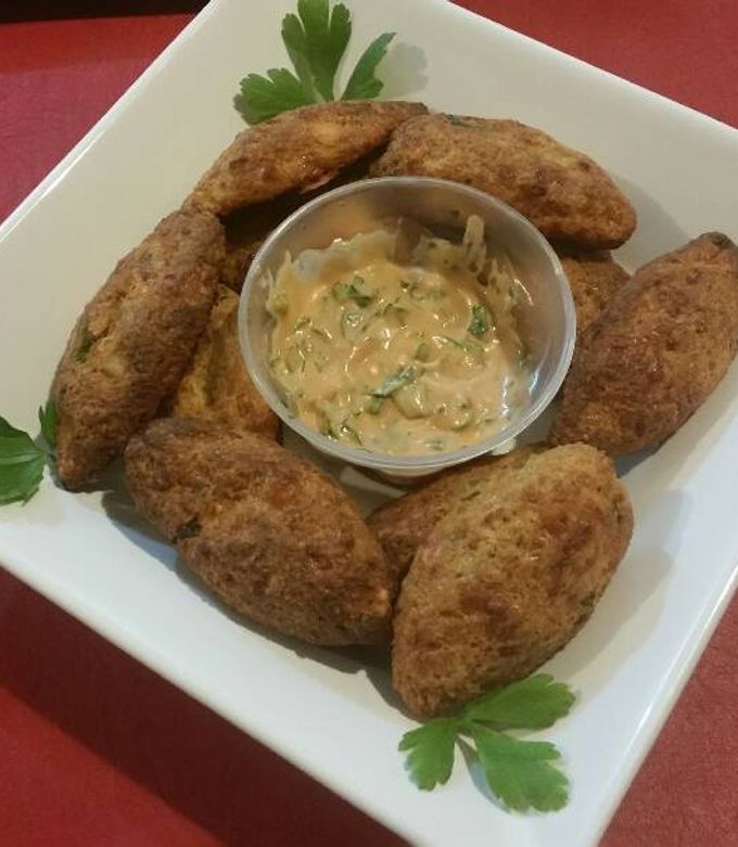 Una foto de Croquetas de coliflor
