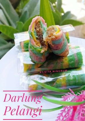 Foto resep Dadar Gulung Pelangi