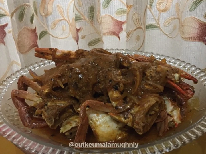 Cara Mudah Membikin Resep Kepiting Lada Hitam yang Lezat Anti Ribet, Uenak Banget