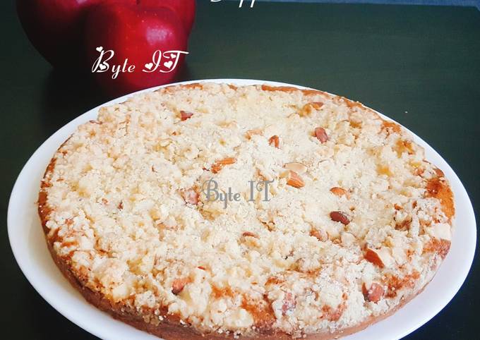 Recipe of Quick Apple streusel cake