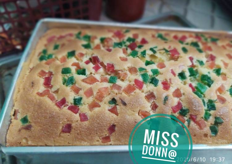 Resep masakan Pound cake jeli jeli | Cara Membuat Pound cake jeli jeli Yang Bisa Manjain Lidah