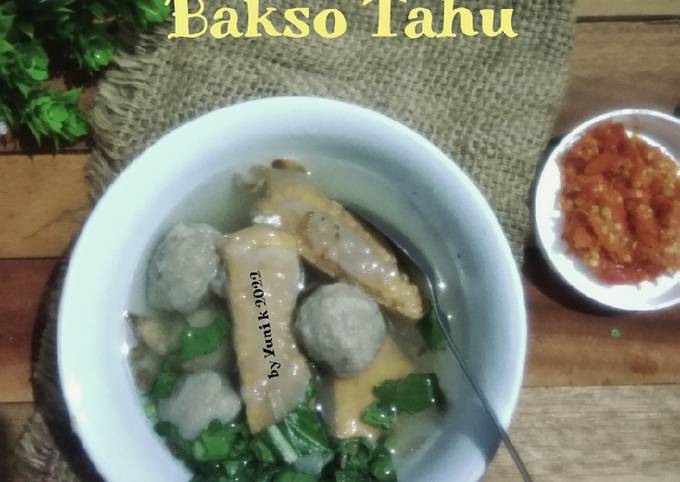 Resep Bakso Tahu Oleh Yuni Kurniasih Cookpad