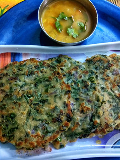 முருங்கைக்கீரை கோதுமை மாவு அடை செய்முறை முக்கிய புகைப்படம்