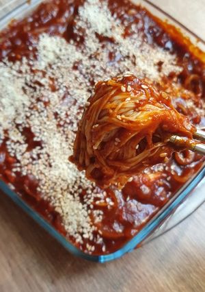 Foto resep Jamur Enoki ala Korea