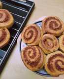 Whole wheat apple cinnamon rolls