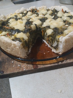 Una foto de Tarta de acelga y brócoli