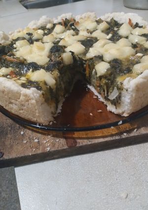 Una foto de Tarta de acelga y brócoli