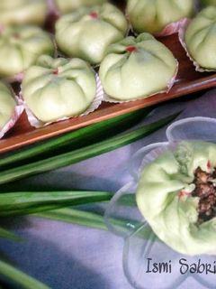 Foto resep Biapong/Bakpao Pandan Isi Kacang