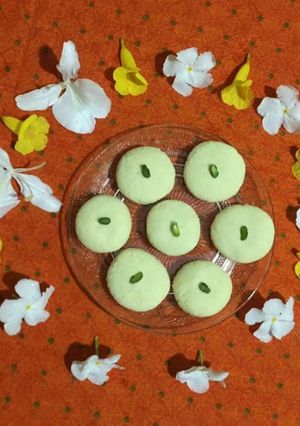 A picture of Coconut 🥥 Peda.