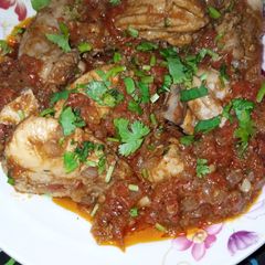 Chicken In Spicy Tomato Sauce A picture of Chicken In Spicy Tomato Sauce.