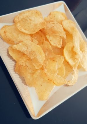 عکسی از دستور چیپس خونگی😋