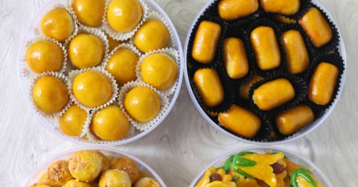 Nastar Ekonomis 4 Varian Buat Hantaran (Olesan Putih Telur)