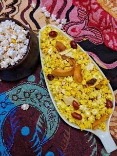 A picture of Jowar Popcorn Chivda.