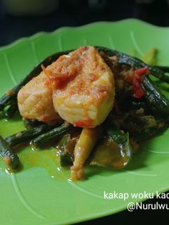 Foto resep Kakap woku kacang panjang