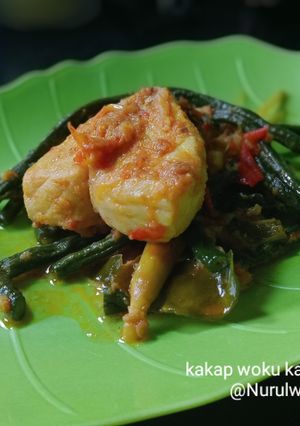 Foto resep Kakap woku kacang panjang