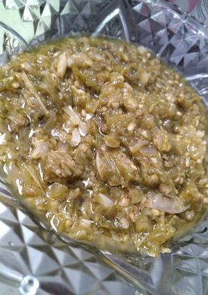 Foto resep Sambal hijau simple