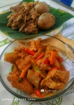 Foto resep Sambal Krecek Tahu, pendamping gudeg