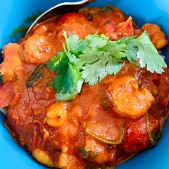 Prawn bhuna curry A picture of Prawn bhuna curry.