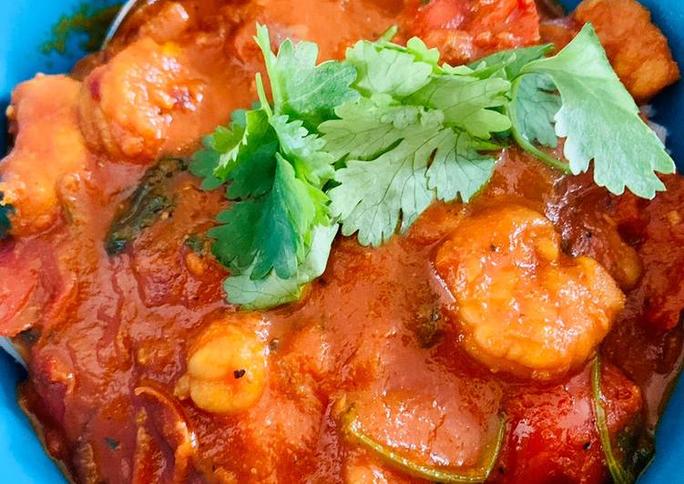 Saturday Fresh Prawn bhuna curry