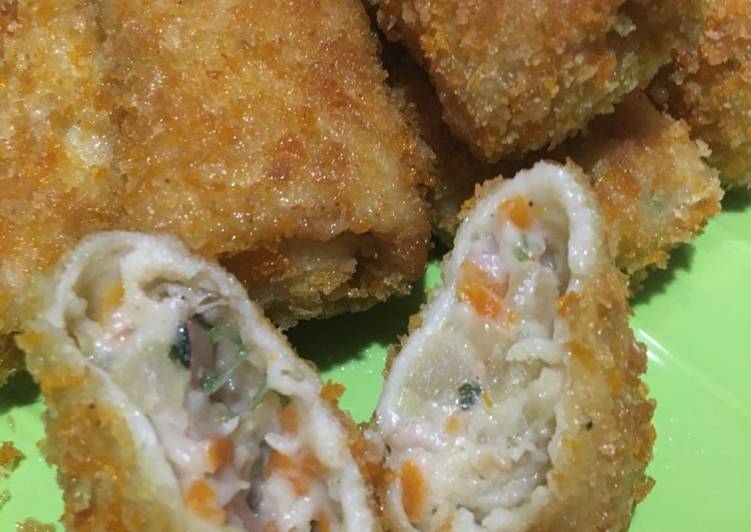 Cara Cepat Di RumahRisoles Ayam Ragout