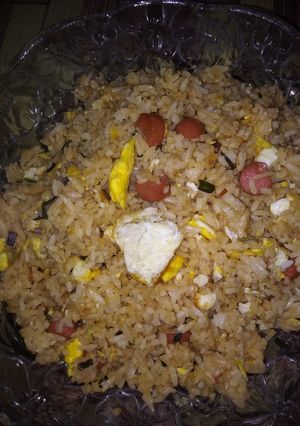 Foto resep Nasi Goreng Sajiku sosis telur orak arik