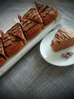 عکسی از دستور کیک خرما
