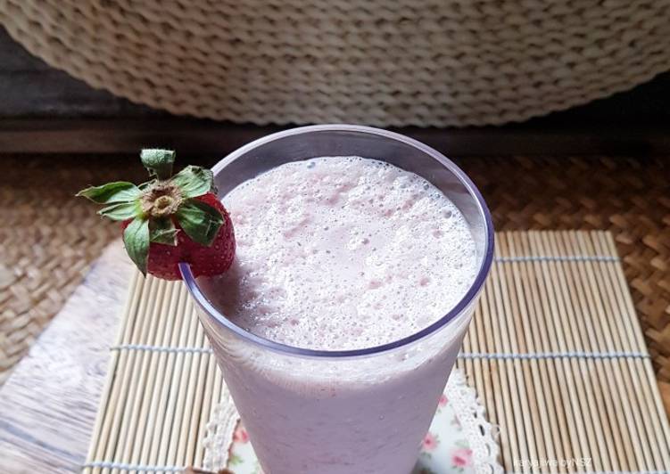 Strawberries Soy Smoothies