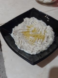 صورة لوصفة بابا غنوج(سلطة باذنجان)