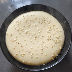 A picture of Steamed Egg with Sesame Seed.