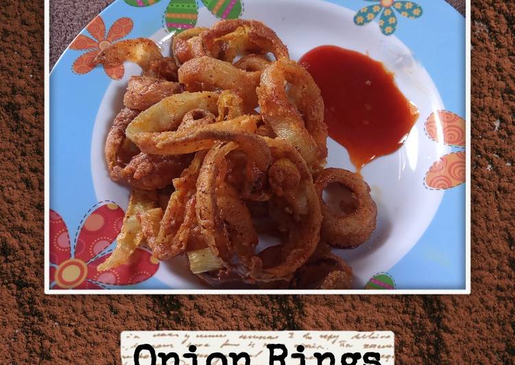 Cara Gampang Membuat Onion Rings (vegetarian friendly), Sempurna