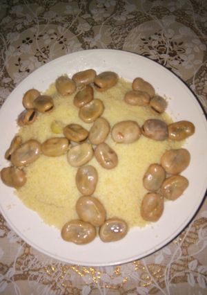 صورة لوصفة كسكس باللفول
