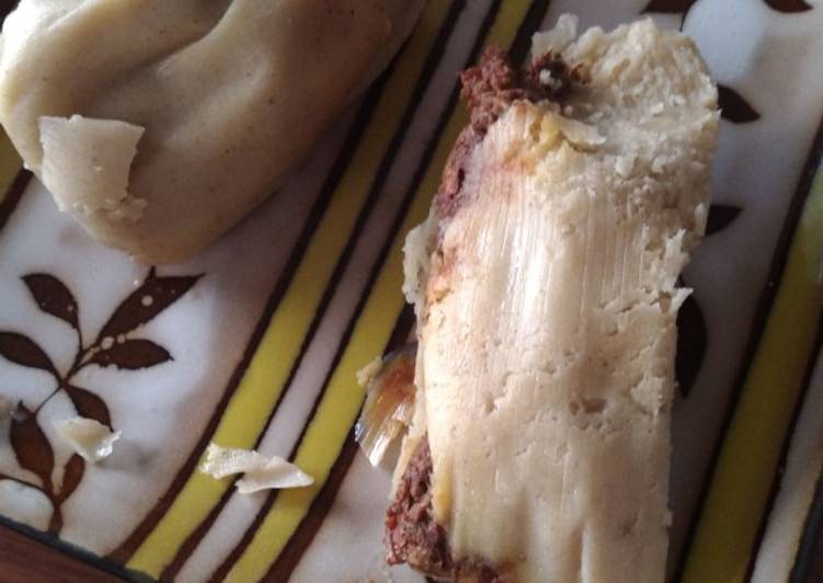 Tamales dulces de limón