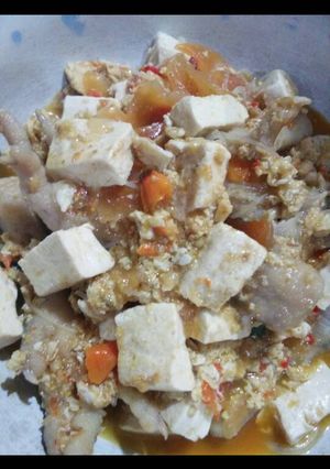 Foto resep Seblak ceker tahu