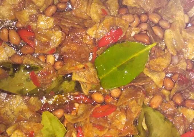 Resep memasak Kering kentang kacang,,, sajian Idul Fitri dijamin menggugah selera