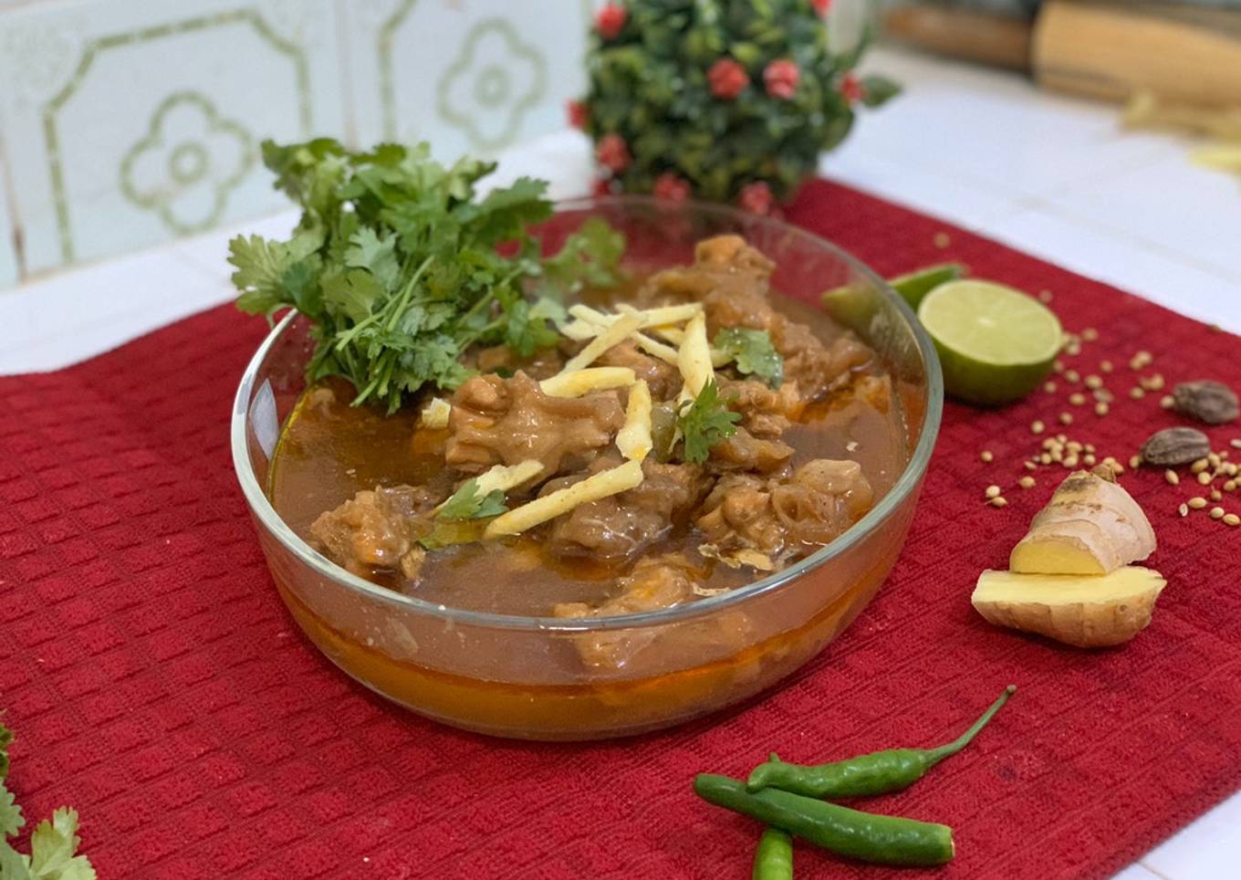 Bakry ke paya goat paya recipe