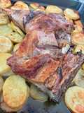 Cordero al horno con patatas