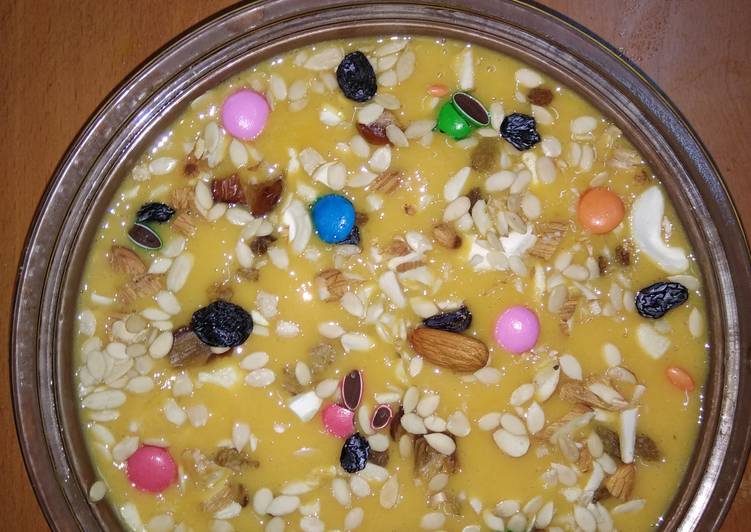 Recipe: Perfect Mango Pudding