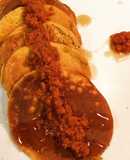 Pancakes zanahoria /carrot con sirop natural de zanahoria